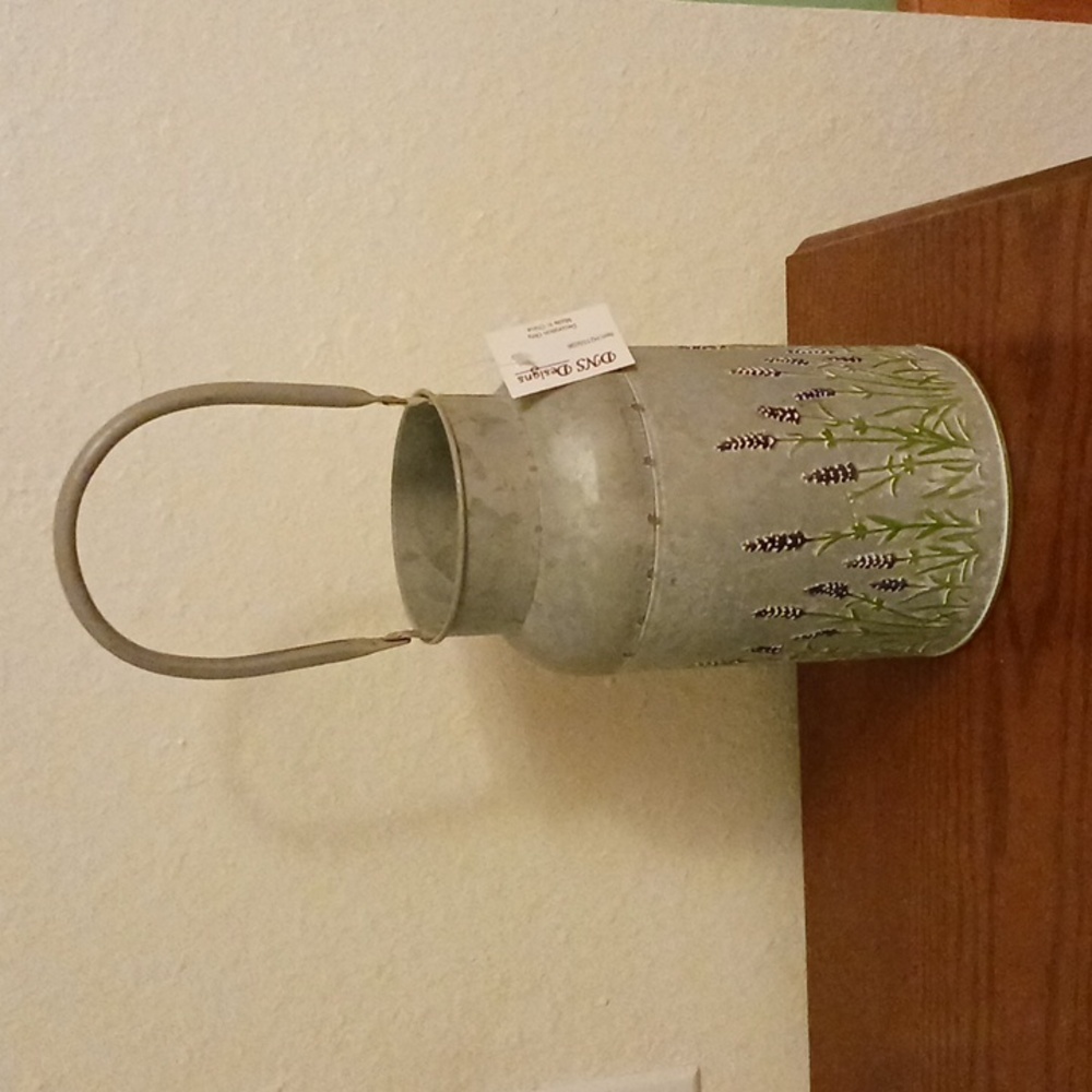 NWT - Lavender Embossed Milk Can